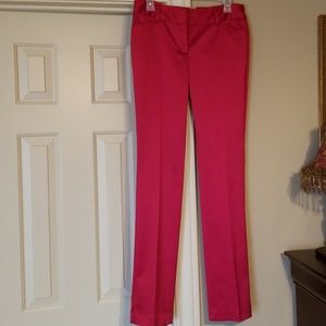 Silky red pants